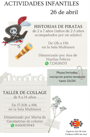 Imagen Divertidas actividades infantiles el sábado 26 en Ansó