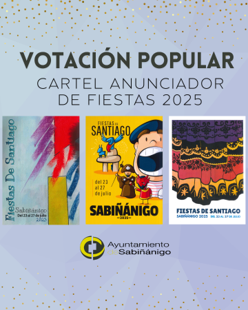 Imagen Votación popular para el cartel anunciador de las Fiestas de Santiago 2025