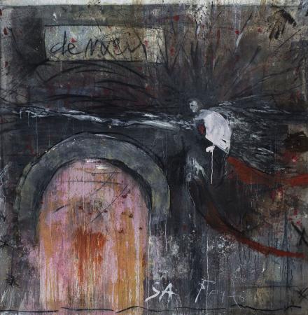 De nuei, 2014. Mixta sobre tela. Colección Carrera Blecua