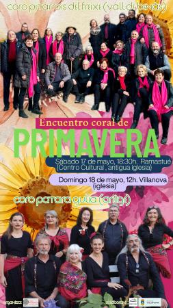 Imagen Encuentro Coral de Primavera - Sábado 17 de mayo a las 19,30 en Ramastué