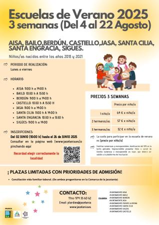Imagen Escuela de verano del 4 al 22 de agosto