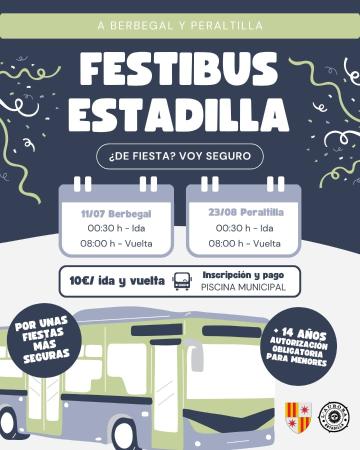 Imagen Festibus Estadilla. Por unas fiestas más seguras.