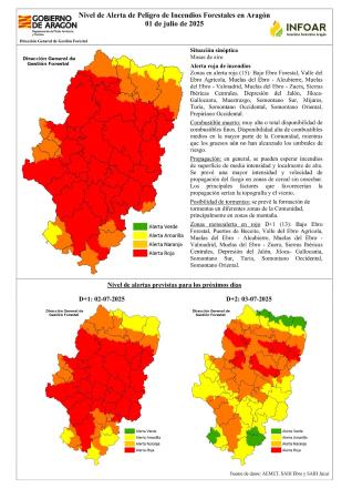 Imagen Alerta roja por riesgo de incendios