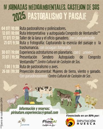 Imagen Actividades Medioambientales en Castejón de Sos - Julio y Agosto 2025