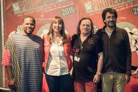 Imagen: Coreón Dú, Berta Fernández, Luis Calvo y Sergi Cámara. Imágenes de Eduardo Fuembuena.
