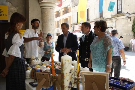 Visita del Presidente de la Diputación de Huesca a la Feria