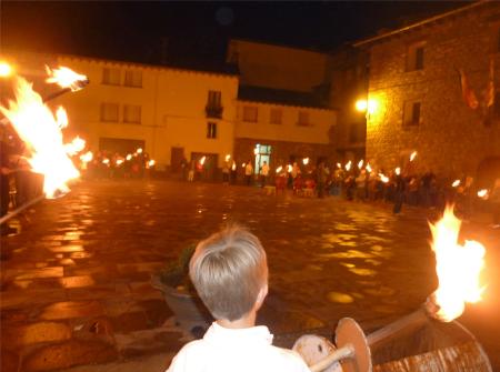 Imagen de las Fallas en Bonansa. Foto: J. Clariana.