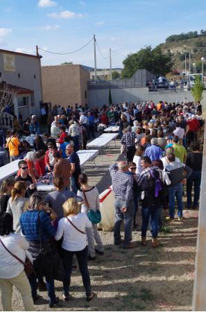 Se han elaborado 2.000 raciones de chireta para este día.