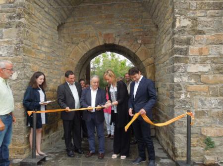 Imagen: Miguel Gracia ha participado en la inauguración de la XXX Expoferia de Sobrarbe.