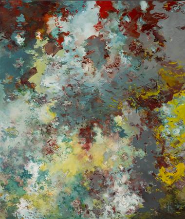 José Noguero. Die Brunnen, 2020. Óleo sobre lino. 200 x 170 cm