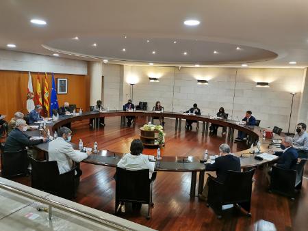 Imagen: Pleno extraordinario de la Diputación Provincial de Huesca