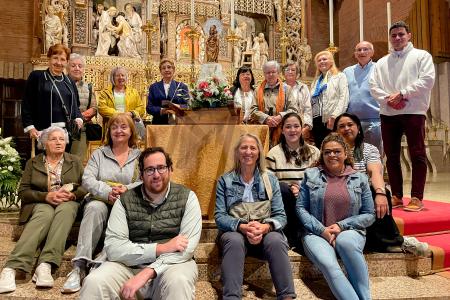 Los vecinos y vecinas de Castejón de Sos realizan una emotiva visita al...