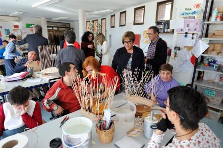 Imagen: Durante la visita se han recorrido las instalaciones de Aspace.