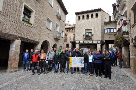 Foto de familia en Alquézar. P. OTÍN.