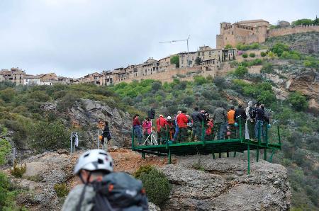 Mirador al final de la ruta de las pasarelas (2). P. OTÍN.
