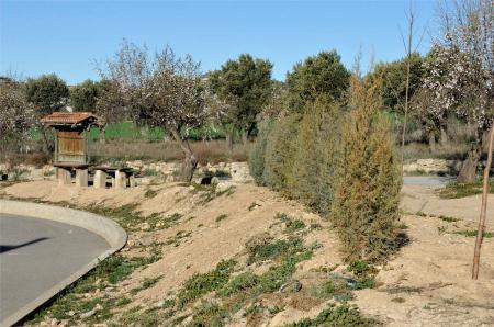 Imagen: Imagen de una zona verde recuperada en Fonz. P. OTÍN.