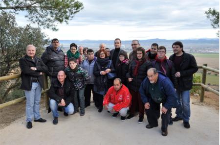 El mirador se encuentra junto a una zona recreativa en la sierra de San Quílez. Fotos: P. OTÍN.