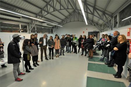 Imagen: La muestra puede visitarse hasta el día 29 de enero en el Matadero. Fotos de la inauguración: P.OTIN.