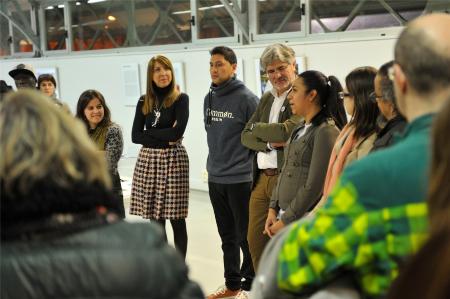 La muestra puede visitarse hasta el día 29 de enero en el Matadero. Fotos de la inauguración: P.OTIN.