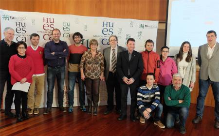 Imagen: A la presentación han asistido representantes de las seis carreras que conforman la Challenge Huesca la Magia de los Pirineos.