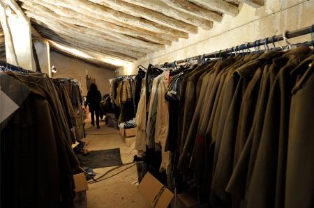 La zona de vestuario y maquillaje, en una de las dependencias del monasterio. P. OTÍN.