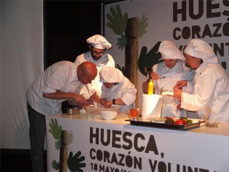 'Huesca, corazón voluntario' arrancaba con el primero de los actos en el salón de la DPH. PLATAFORMA DEL VOLUNTARIADO.