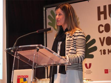 'Huesca, corazón voluntario' arrancaba con el primero de los actos en el salón de la DPH. PLATAFORMA DEL VOLUNTARIADO.