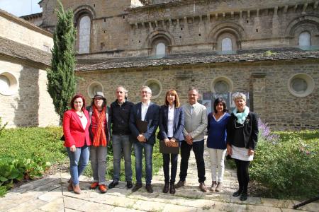 Presentación en el Jardín del Claustro del Museo Diocesano de Jaca