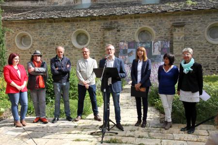 Presentación en el Jardín del Claustro del Museo Diocesano de Jaca