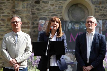 Presentación en el Jardín del Claustro del Museo Diocesano de Jaca