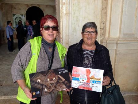 La Cartuja de Monegros recibe a la visitante número 1.000