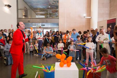 Un momento de la inauguración. Imágenes: J. BROTO / DPH.