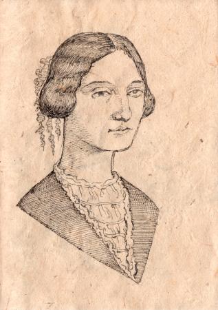 Dolores Cabrera. Ilustración de Javier Sáez Castán
