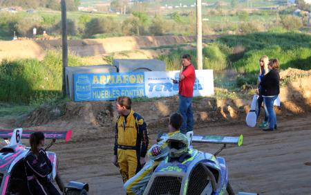 Entrega trofeos del Autocross Esplús, categoría Car Cross Junior