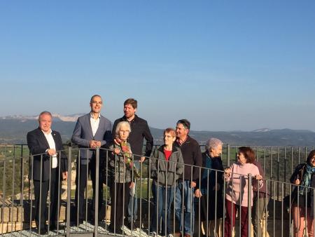 Imagen: Visita al Mirador de la Torre del Castillo.