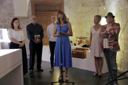 Imagen: Berta Fernández al abrir al Festival, en el Museo Diocesano