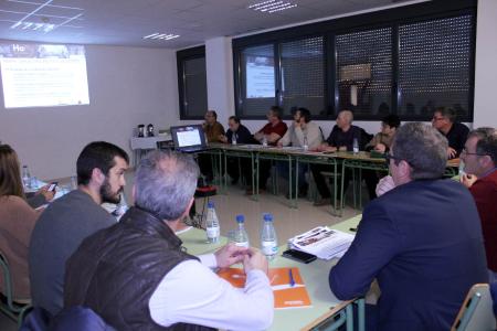 Imagen: Reunión técnica que ha tenido lugar en la escuela de hostelería San Lorenzo