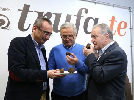 El aroma de la trufa ha llegado a Fraga. GABI ORTE