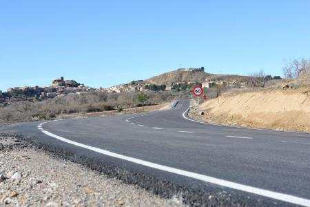 Imagen: Imagen de la vía tras las obras realizadas P. OTÍN