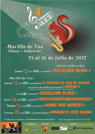 Cartel del Festival Pirineos Jazz 2017.