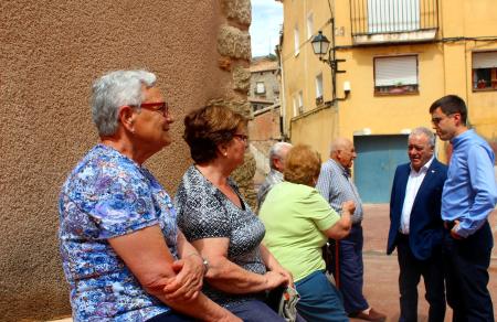 Visita del Presidente a Peralta de Calasanz