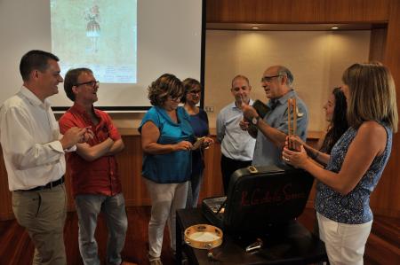 Imagen: Presentación de Estío Vivo en la Diputación de Huesca.