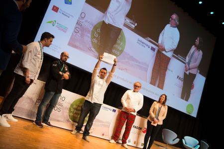 Entrega del premio del Concurso internacional de cocina con trufa
