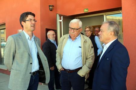 Visita del Presidente a las infraestructuras financiadas por la DPH.