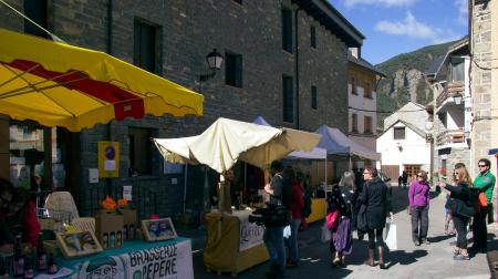 Imagen: Ambiente en el pueblo de Villanúa