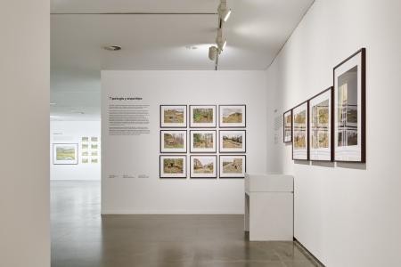 Línea P. Los bunkers del Pirineo. Vista de la exposición. © Iñaki Bergera