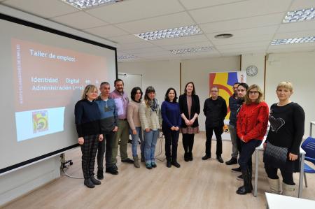 Alumnos del taller de empleo 2018.