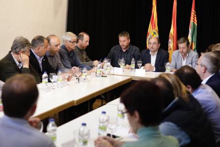 Imagen: Reunión celebrada en Sabiñánigo.