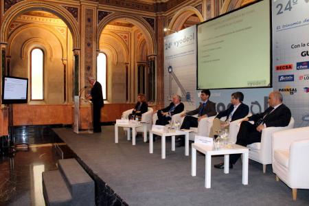 Imagen: Ramón Colom en el congreso de Valencia