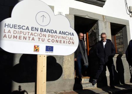 Imagen: Este ambicioso proyecto se conoce por Huesca en Banda Ancha. J. BLASCO